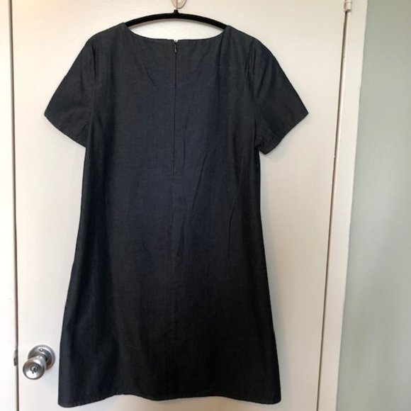 Zara Dark Denim Dress A Line - Picture 4 of 4